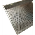 stainless steel food grade perforated metal tray